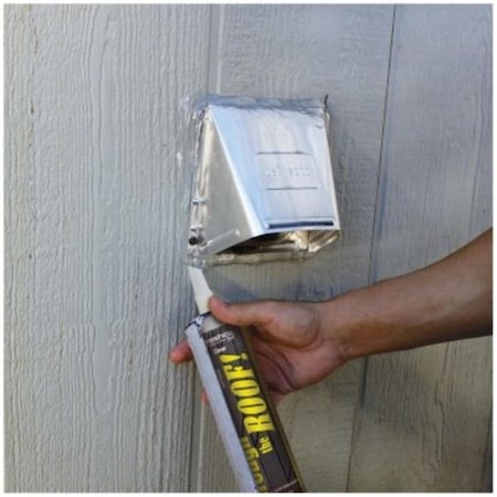 Clean All 10.5 oz Co-Polymer Rubber Elastomeric Roof Sealant Black CL3847877